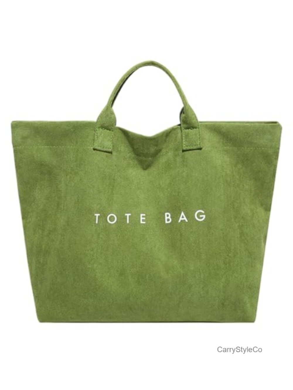 Faux Suede Tote Bag Large Top Handle Handbag for Work Travel